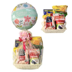 Get Well Soon Gift Basket & Balloon HMP53